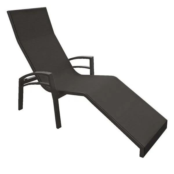 Stern Relaxliege Balance 2 Aluminium anthrazit Textilen karbon