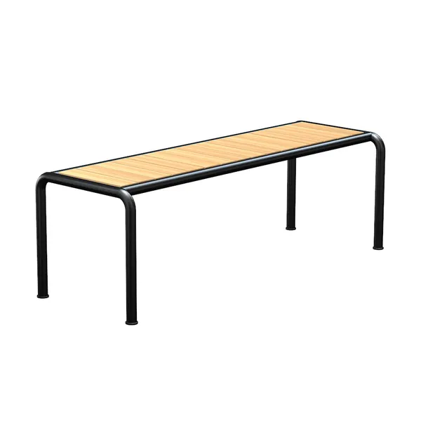 Houe AVANTI Bank, medium Sitz: Kiefernholz. Gestell: Black
