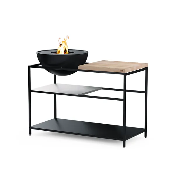 höfats FIRE KITCHEN mit BOWL 57 Plancha-Grillset tief